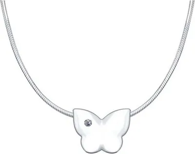 Produktbild von Sokolov Collier aus 925 Silber &amp;quot;Schmetterling&amp;quot; mit Brillant, Sterlingsilber Halskette