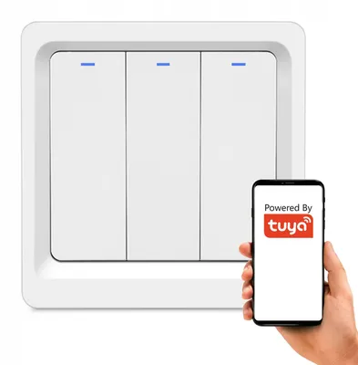 Obrázek produktu pro Chytrý vypínač Tuya ZigBee 3-kanálový T593