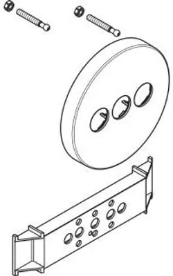 Immagine prodotto di Rosone Ecostat Select d 150 mm, Ecostat Select 3 chrom chrom 3 Verbraucher