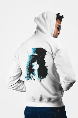 Produktbild von D&B Uni Hoodie ZIPZN00008 Slash Weiß-Größe XL