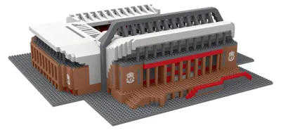 Productafbeelding van FOCO, officieel gelicenseerd product van Liverpool FC. Nieuw: Anfield, 3D-voetbalstenen