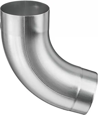 Produktbild von Titanzink Fallrohrbogen rund DN60 / 72° Grad