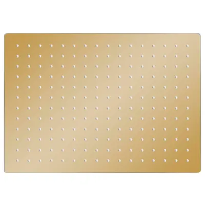 Produktbild von vidaXL Regenbrause Edelstahl 40x30 cm Rechteckig Golden