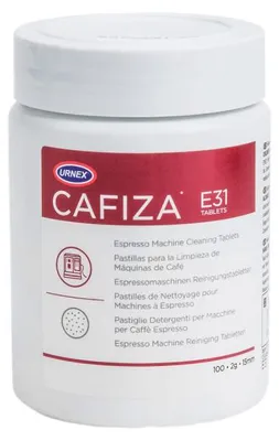 Produktbild von Reinigungstabletten für professionelle Kaffeemaschinen Urnex Cafiza, 100 Stk.