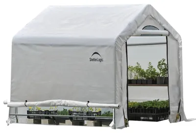 Produktbild von ShelterLogic Foliengewächshaus Weiß 180x180x180 cm