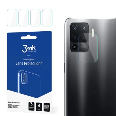 Produktbild von 3mk Hybridglas Lens Protection für Oppo A94 5G Kamera Objektiv Kameralinse 0,16mm 6H (4 Stück)