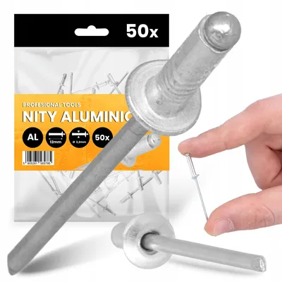 Obrázek produktu pro Nýty trhací hliníkové 3,2x12 mm pozinkované 50 ks
