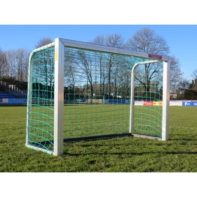 Produktbild von Sport-Thieme Mini-Fußballtor mit PlayersProtect, Inkl. Netz, grün (MW 10 cm), 2,40x1,60 m