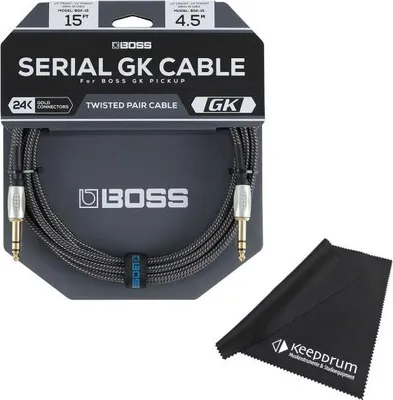 Produktbild von Boss BGK-15 Serial GK-Kabel für Synthesizer-Effektgerät 4,5m mit Tuch