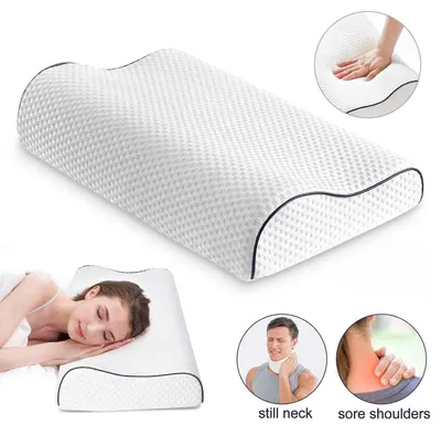 Produktbild von Orthopädisches Kopfkissen Doppelhöhe Nackenstützkissen Schulter-Hals-Stützkissen