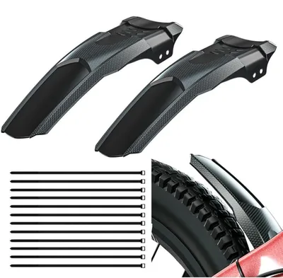 Produktbild von Schutzblech Set Fahrrad 2 Stück MTB Schwarz für 20-29 Zoll