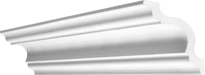 Produktbild von Decosa Zierprofil Selina 200 x 11 cm weiß