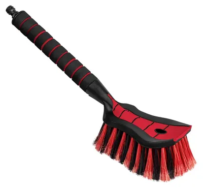 Imagen del producto de Cepillo de lavado de coches Tom PaR, modelo Standard Plus, 44 cm, con conexión para agua - color rojo
