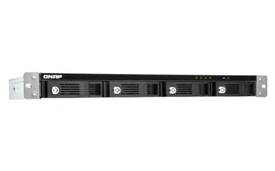 Immagine prodotto di Armadio di espansione RAID USB 3.0 QNAP TR-004U, da montare a rack, con 4 alloggiamenti