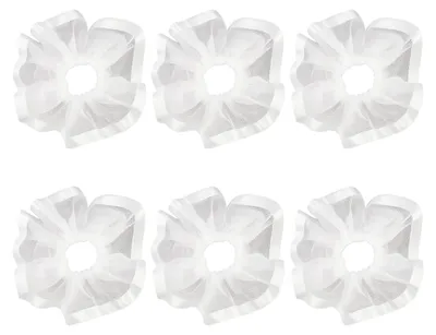 Tropfschutz für Kerzen 3-5 cm, 6 Stück, Tüll, wiederverwendbar
