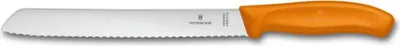 Immagine prodotto di Victorinox SwissClassic Coltello da pane con lama seghettata 21 cm arancione Blister