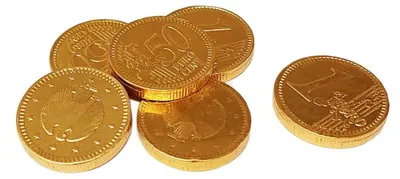 Productafbeelding van Steenland Chocolade Muntjes 28mm - 1 kilo