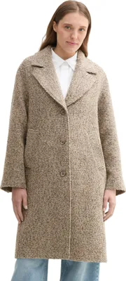 Produktbild von Tom Tailor Damen Loose Fit Mantel,35922 - Cosy beige Melange Structure, XXL
