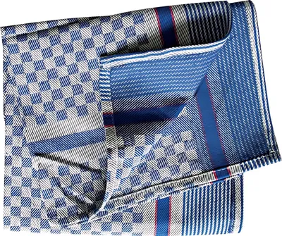 Produktbild von Geschirrtücher Standard, Baumwolle, 50 x 90 cm, blau-weiß, 5 Stück