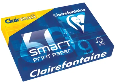 Image de Clairefontaine Papier à copier 1929C DIN A4 60g blanc 500 fls/paquet