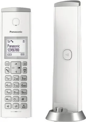 Produktbild von Panasonic Dect Vertical Schnurloses Festnetztelefon Weiß One Size / EU Plug 220V Weiß One Size