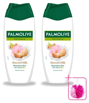 Produktbild von 2 x Palmolive Douchegel Almond Milk - 250 ml - Sparpackung - 2 Stücke