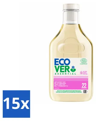 Produktbild von 15 x Ecover Essential Woll- & Feinwaschmittel - 1 Liter - Vorteilspackung - 15 Stücke
