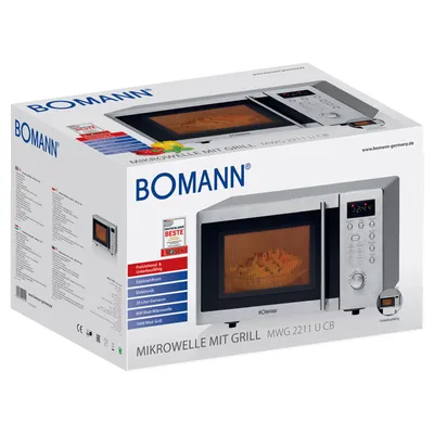 Immagine prodotto di Bomann MWG 2211 U CB, 1250 W, 230 V, 50 Hz, 460 x 385 x 280 mm