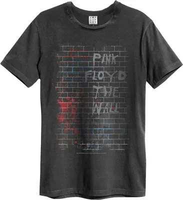 Produktbild von Amplified - "The Wall" T-Shirt für Herren/Damen Uni GD889 (XS) (Holzkohle)
