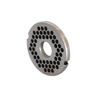Produktbild von Fleischwolfscheibe, Lochscheibe aus Inox Stahl Größe H82 in 6,0 mm Bohrung von WOLFCUT