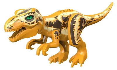 Produktbild von Dinosaurier Bausteine - Figur Tyrannosaurus Rex - Braun - T-Rex Spielzeug - ab 3 Jahren