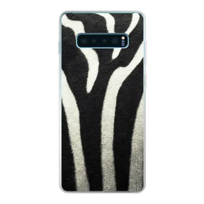 Produktbild von MuchoWow® Handyhülle Schutzhülle Hülle für Samsung Galaxy S10 Lite Tiermuster - Zebra - Schwarz - Weiß Silikon Softcase Handy Hülle - Schutz