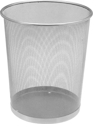 Produktbild von Papierkorb Metall - Farbe: silber 414270