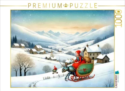 Produktbild von CALVENDO Puzzle Der Feiertagsfestschlittenkufenkäfer | 1000 Teile Lege-Größe 64x48cm Foto-Puzzle für glückliche Stunden