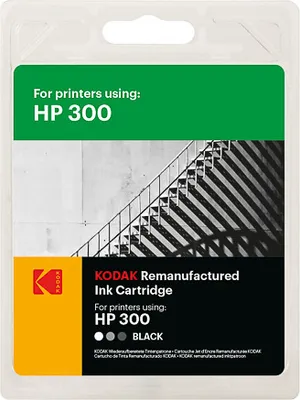 Produktbild von Kodak 185H030001 kompatibel für HP D2660 CC640EE 300A Black