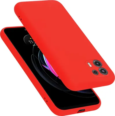 Obrázek produktu pro Cadorabo Ochranné pouzdro pro Motorola EDGE 20 LITE / FUSION Case in Red Pouzdro na mobilní telefon, kryt TPU Etui