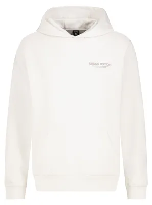 Produktbild von Sublevel Hoodie mit Kapuze und Kängurutasche Schriftzug-Print hinten Größe: XL