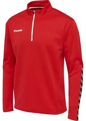 Produktbild von Hummel hmlAUTHENTIC KIDS HALF ZIP SWEATSHIRT TRUE RED TRUE RED 140