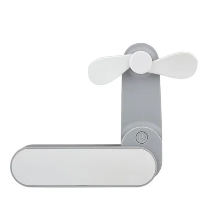 Produktbild von Tragbarer Akku Handventilator Faltbar Mini Ventilator mit 2 Stufen Aufladbarer Reiseventilator USB-C für Reisen, Büro & Outdoor