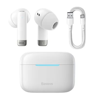 Obrázek produktu pro Sluchátka Baseus Sluchátka do uší TWS sluchátka Baseus Bluetooth 5.3 bílá
