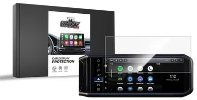 Produktbild von Keramische Autodisplayfolie für Jeep Wrangler 12,3" (2024-2025), Grizz Protector