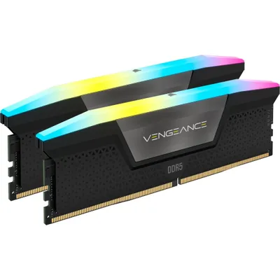 Produktbild von Corsair Vengeance RGB CMH96GX5M2B6400C32, 96 GB, 2 x 48 GB, DDR5, 4800 MHz, 288-pin DIMM