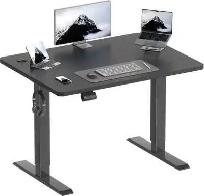 Produktbild von Steh-Schreibtisch – Elektrisch höhenverstellbarer Schreibtisch – Stehtisch – Computertisch – Höhenverstellbar