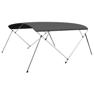 Zdjęcie produktu dla vidaXL 4-Bow Bimini Top Anthracite 243x(230-244)x137 cm