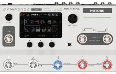 Productafbeelding van Multi-effecten pedaal processor met touchscreen voor gitaar en bas