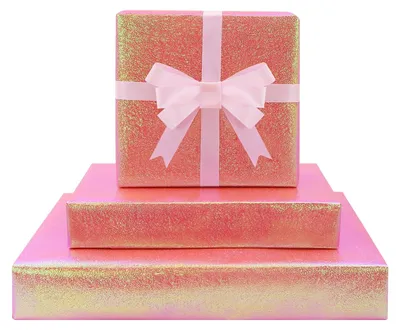 Productafbeelding van Cadeaupapier Roze Holografisch - 4 Vellen Metallic - Iriserend Inpakpapier - Sprankelend Cadeaupapier - Verjaardag/Babyshower - 50,8 x 71 cm