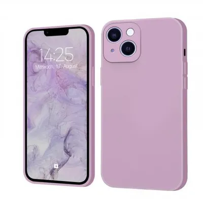 Produktbild von Liquid Hülle für Apple iPhone 15 - Farbe: Lila - Modellkompatibilität: Für Apple iPhone 15 - Displayglas: Ohne 9H Displayglas