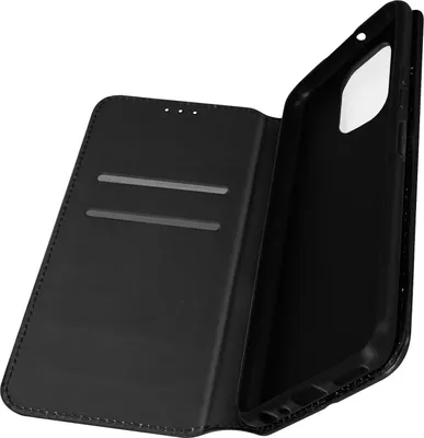 Produktbild von Avizar, Kunstleder Cover Classic Edition, Klappetui für Samsung Galaxy A03, Schwarz