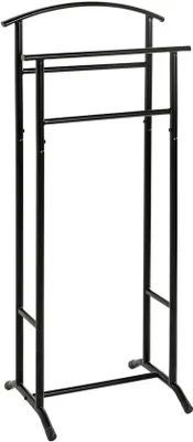 Image de Azomor : portemanteau moderne noir en acier pour chemises et pantalons