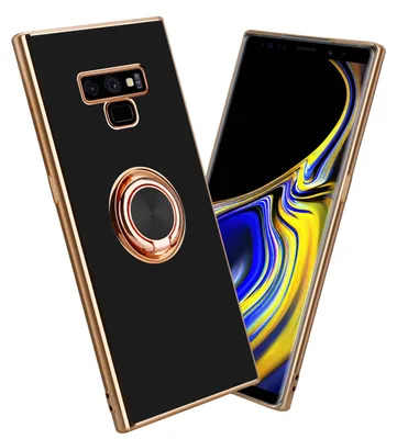 Produktbild von Cadorabo Schutzhülle für Samsung Galaxy NOTE 9 Hülle in Schwarz Etui Case Cover Kameraschutz magnetische Autohalterung